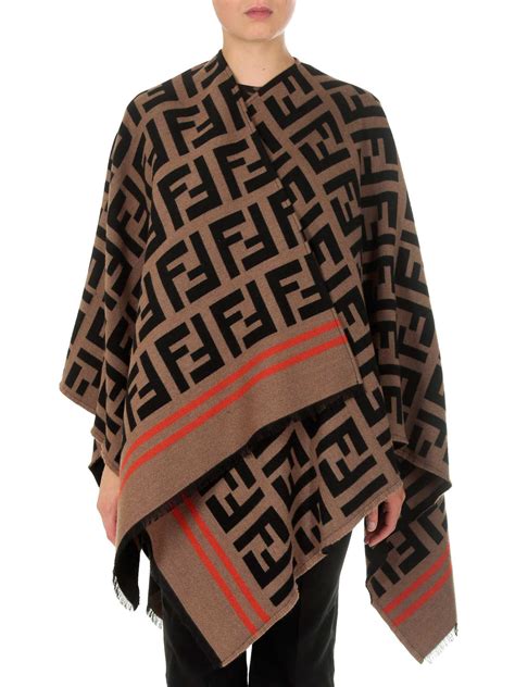 fendi inspired poncho|fendi poncho ladies.